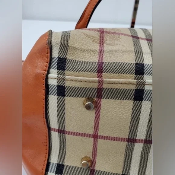 BURBERRY CANTERBURY HORSEFERRY CHECK TOTE
